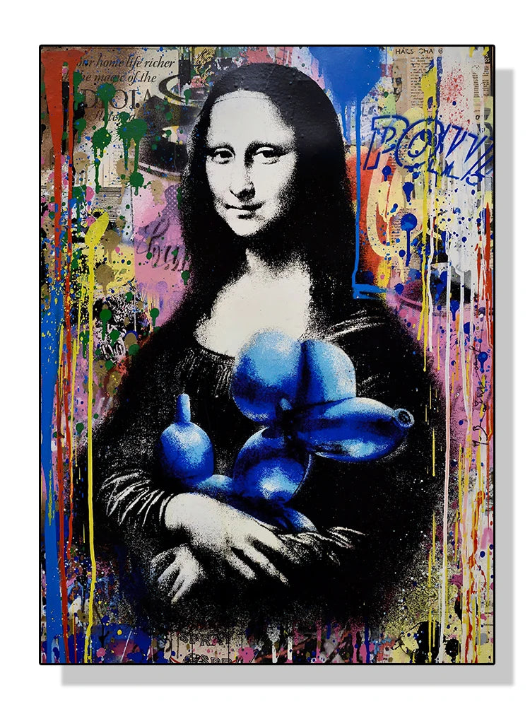 Banksy Graffiti Street Art Canvas Print