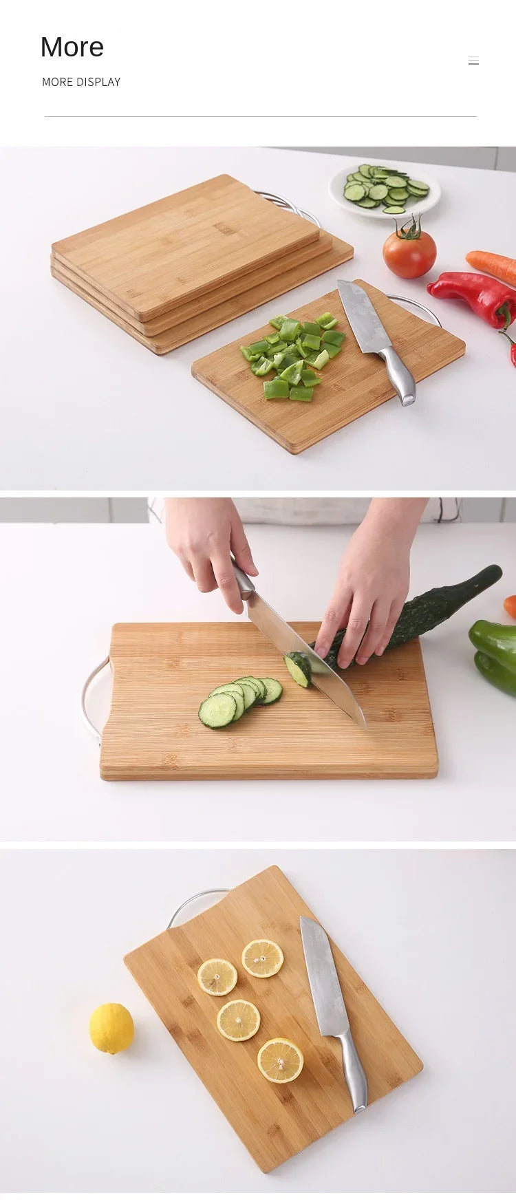 Wooden Double-Sided Chopping Board