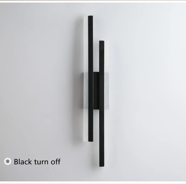 LED Bedroom Wall Sconce – Copper Pipe Acrylic Shade