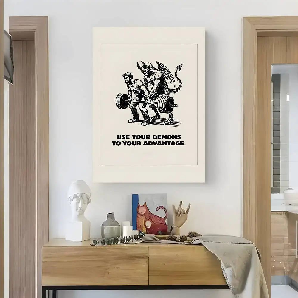 Life Attitude Quotes Waterproof Wall Poster