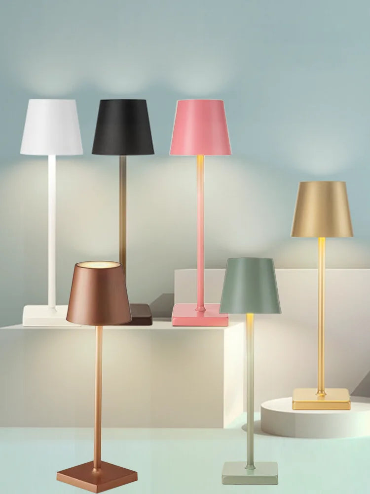 Wireless Rechargeable LED Bedside Desk Lamp