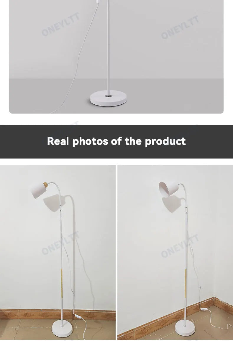 Wrought Iron Adjustable LED Standing Lamp