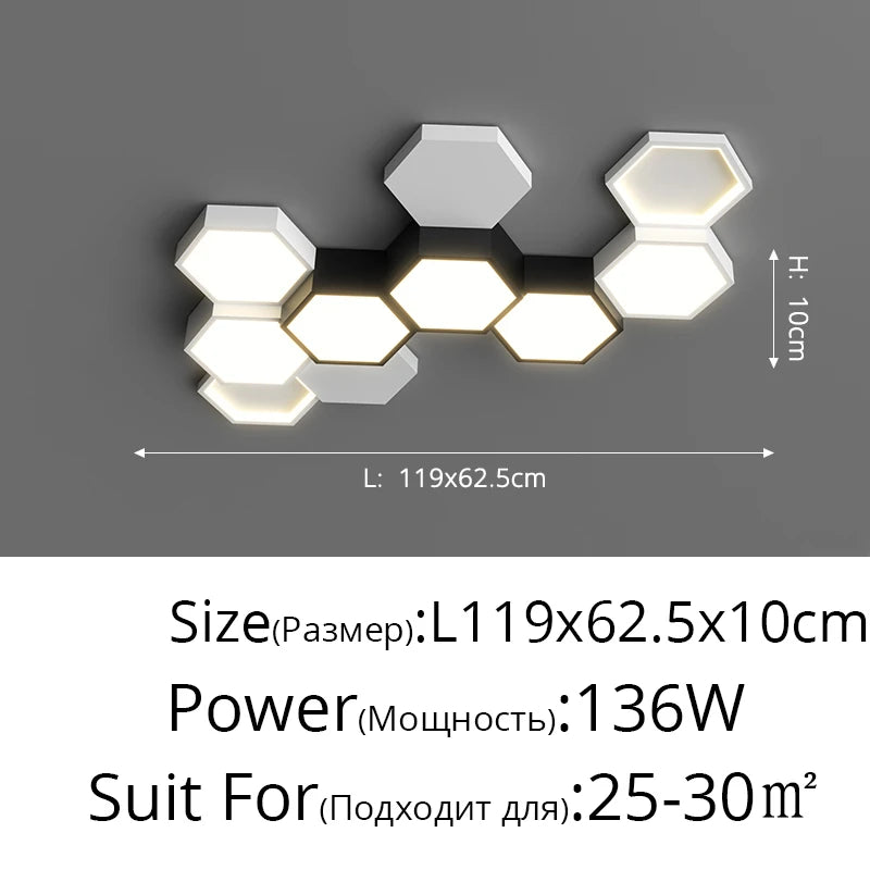 Luxurious LED Chandelier – Living Room Ceiling Light