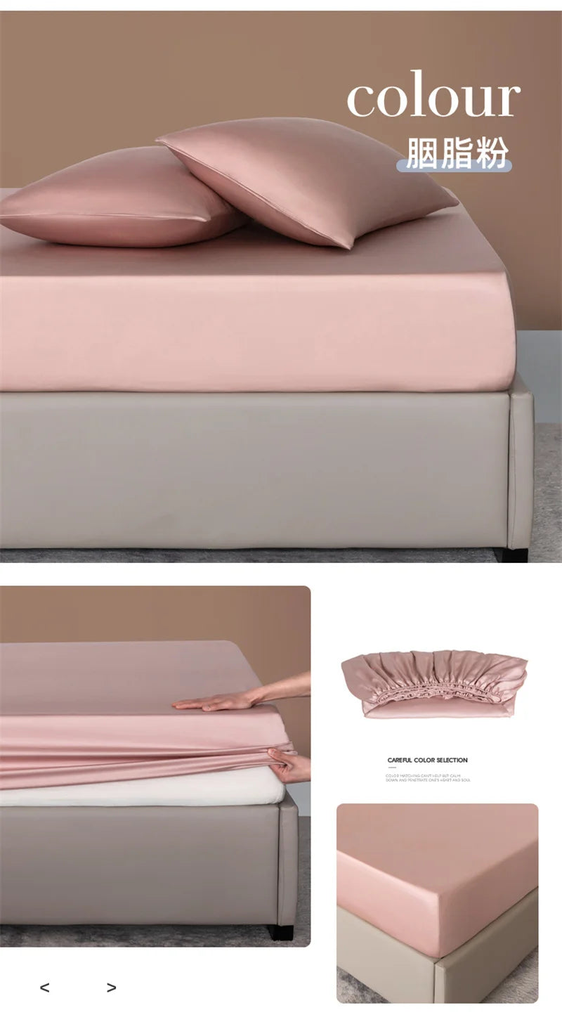 Organic Bamboo Silky Fitted Bed Sheet