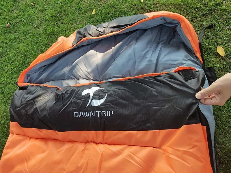 USB Heated Down Cotton Sleeping Bag
