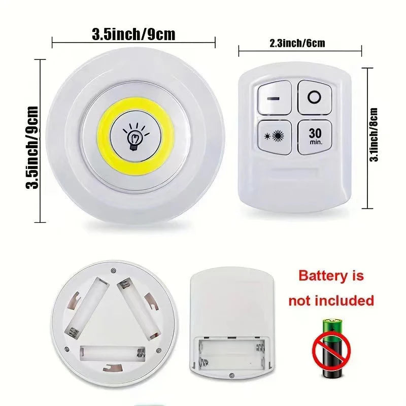 Dimmable LED Under Cabinet Light with Remote