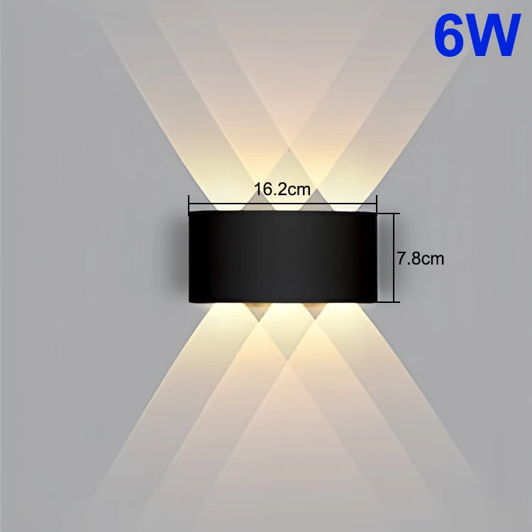 Up & Down LED Wall Light – Indoor & Outdoor Waterproof