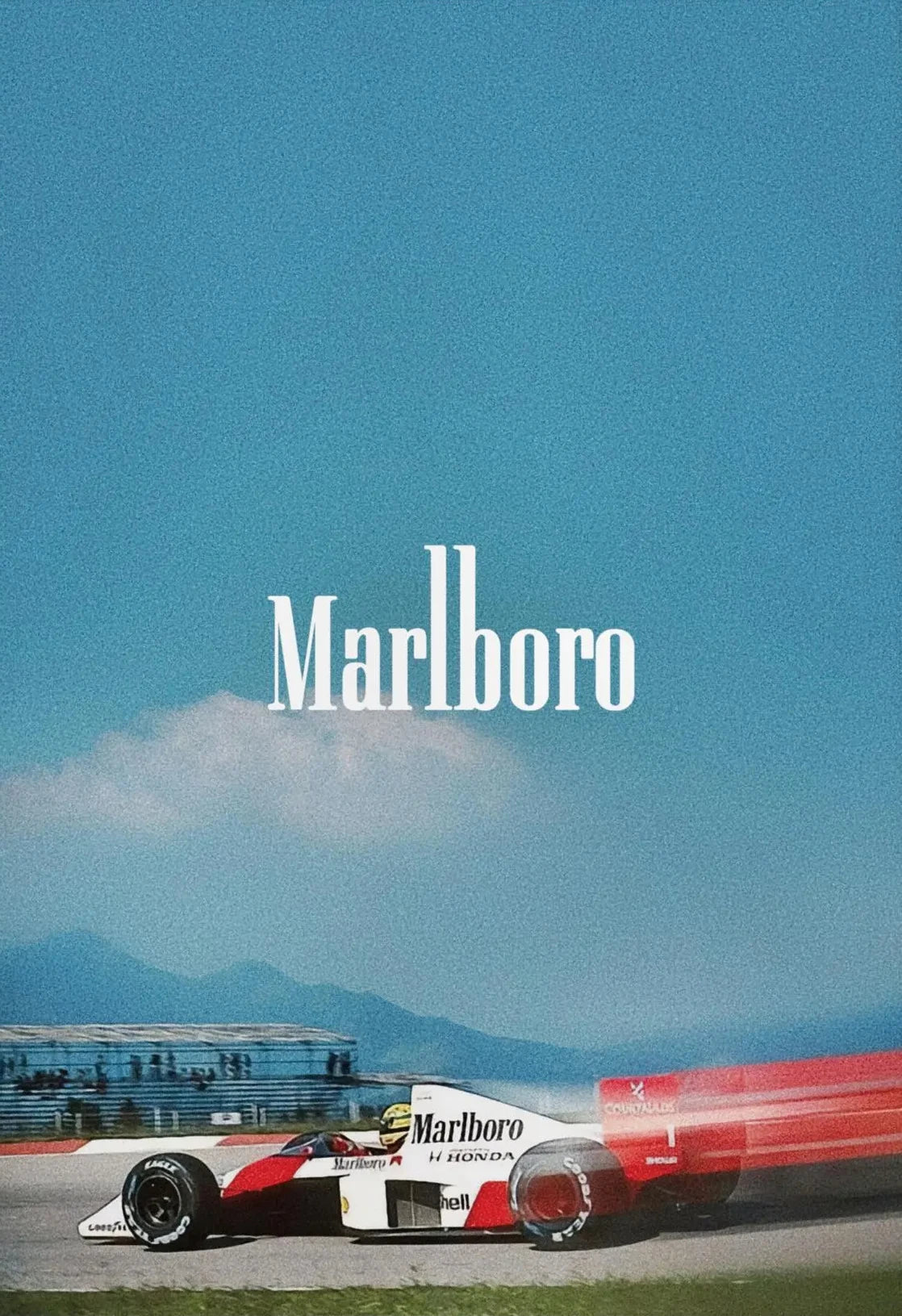Vintage Monaco Racing Car Canvas Poster