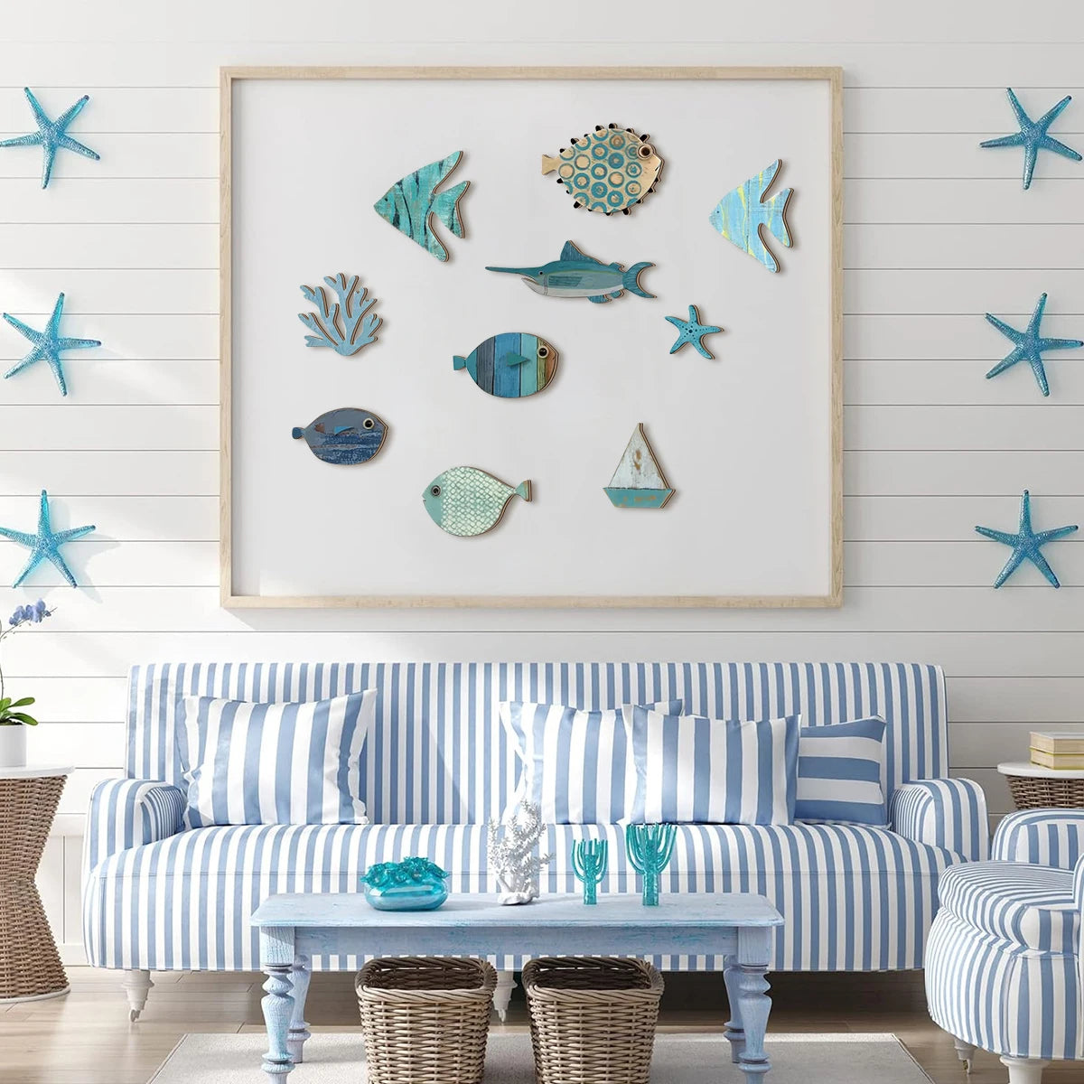 Coastal Ocean Wall Decor Set