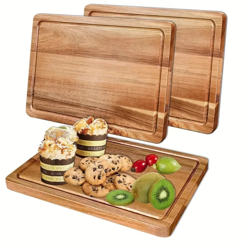 Beech & Walnut Wooden Chopping Block