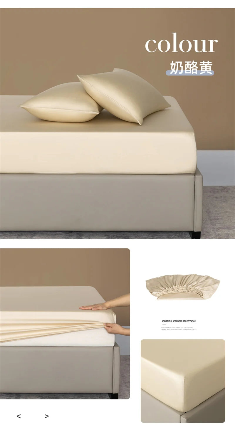 Organic Bamboo Silky Fitted Bed Sheet