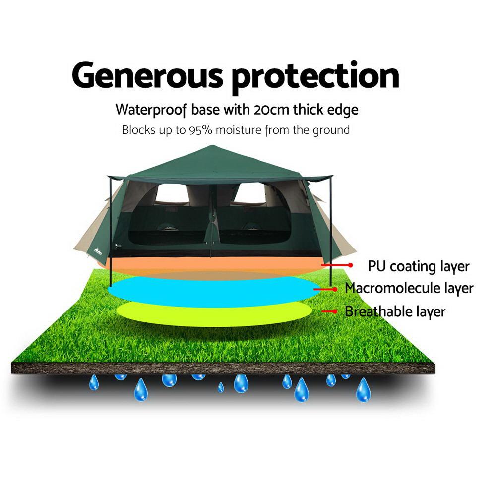 Instant Pop-Up Camping Tent (8 Person)