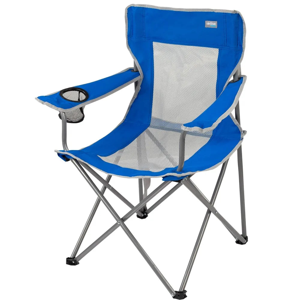 Folding Camping Chair with Breathable Backrest