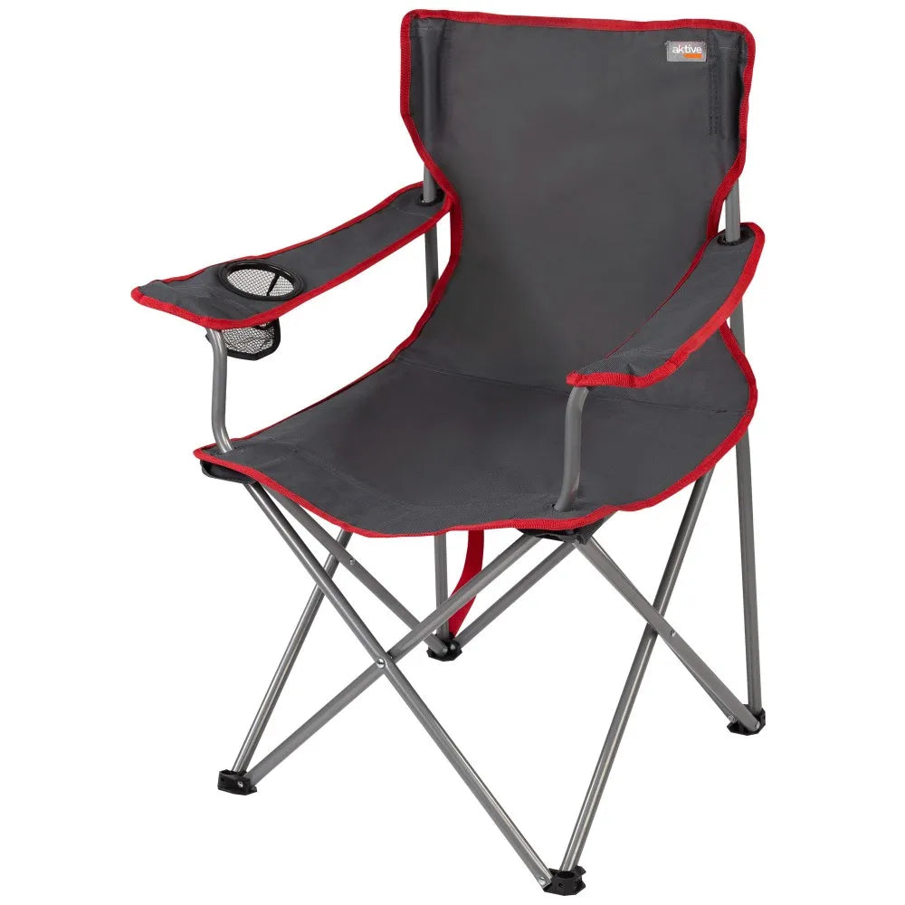 Folding Camping Chair with Breathable Backrest