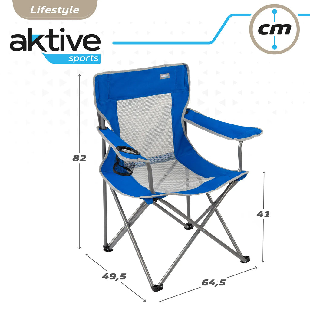 Folding Camping Chair with Breathable Backrest