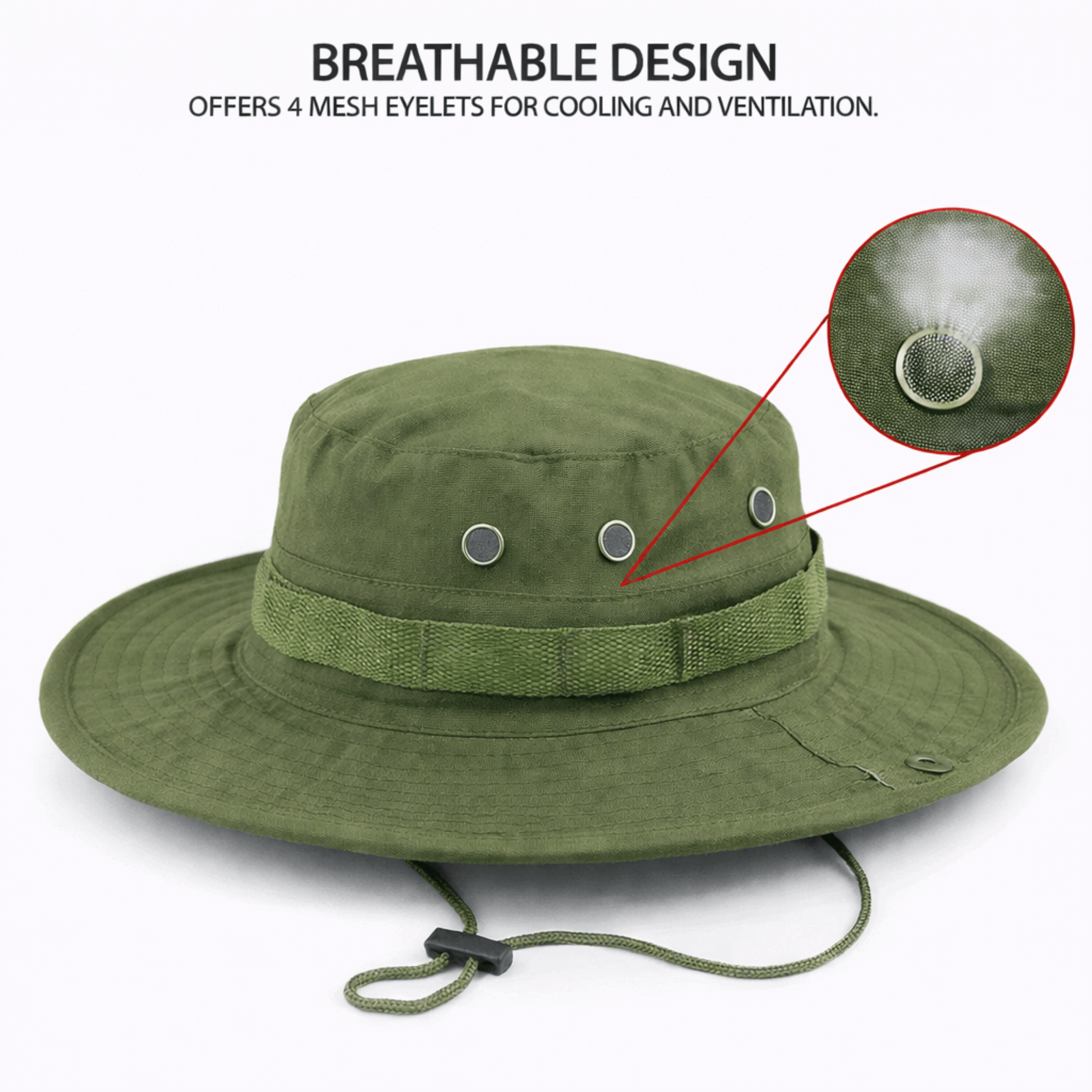 Tactical Wide Brim Bucket Hat