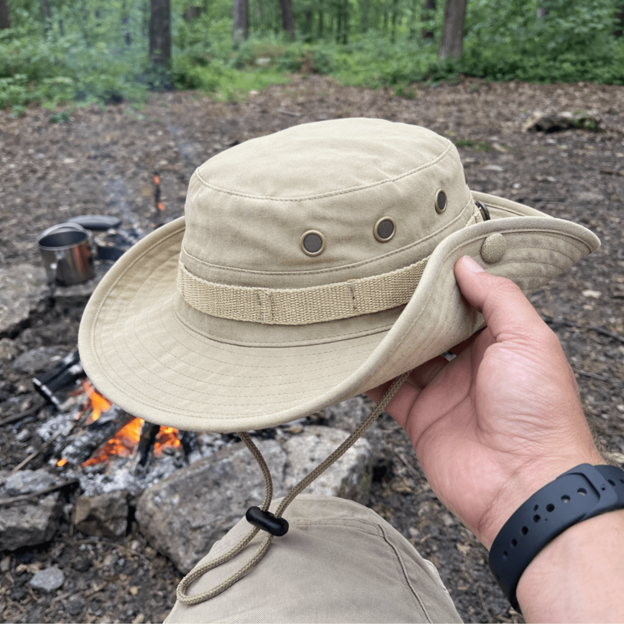 Tactical Wide Brim Bucket Hat
