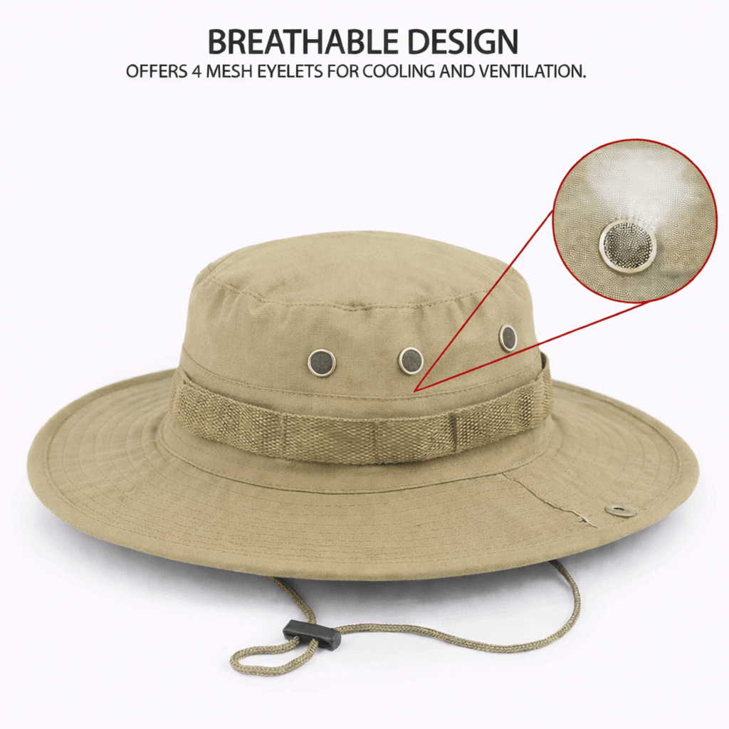 Tactical Wide Brim Bucket Hat