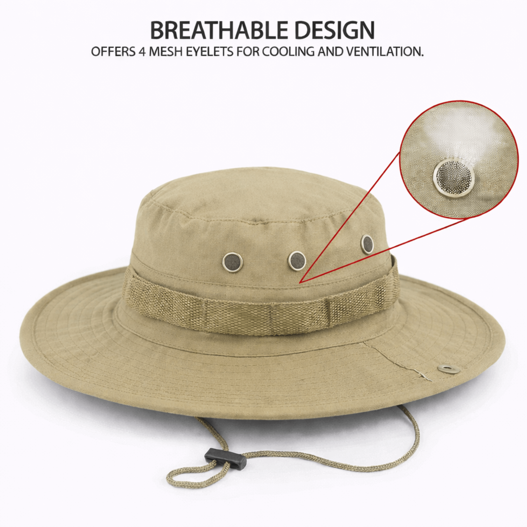 Tactical Wide Brim Bucket Hat