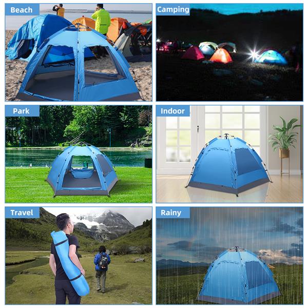 Automatic Pop-Up Waterproof Family Tent