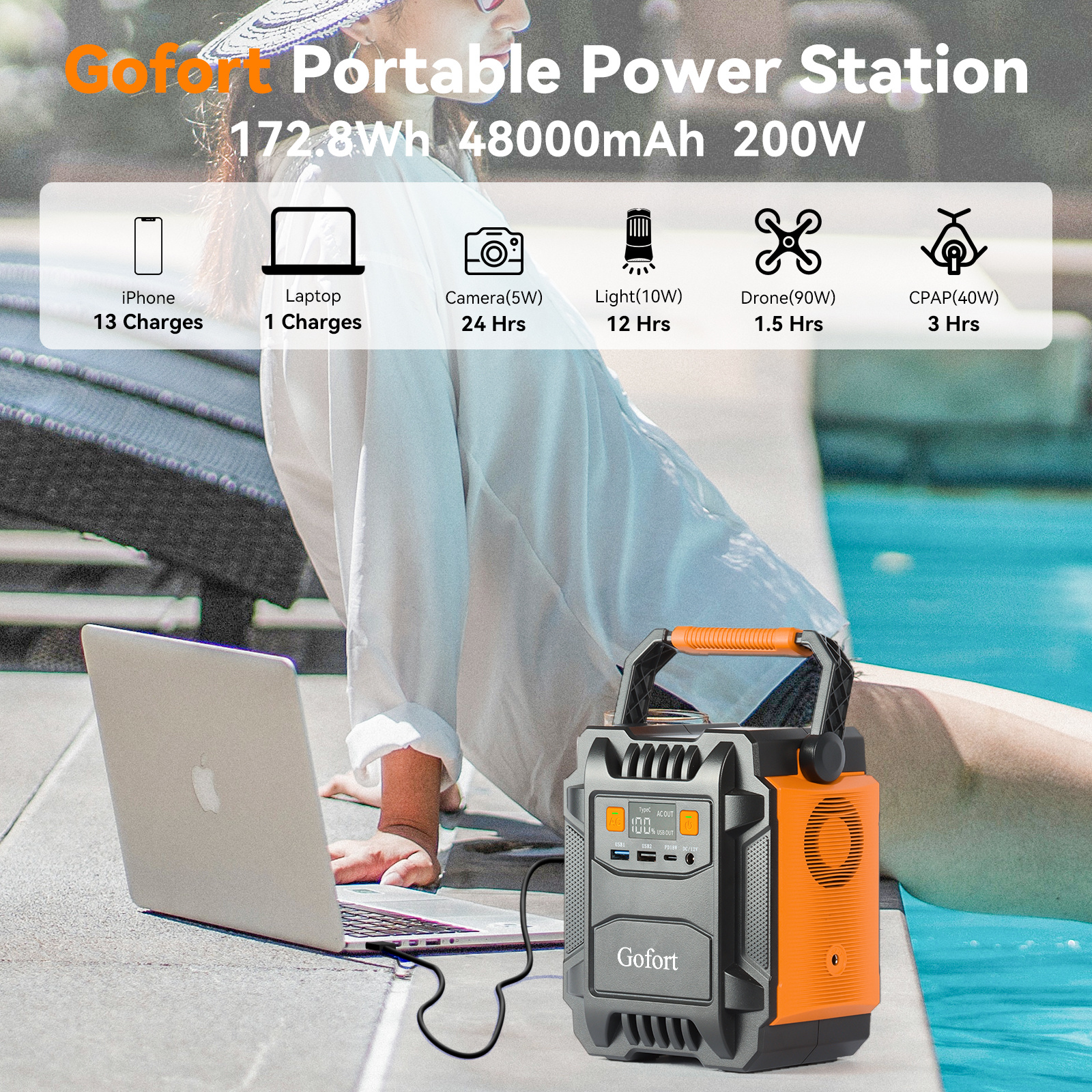 200W Solar Generator Power Station