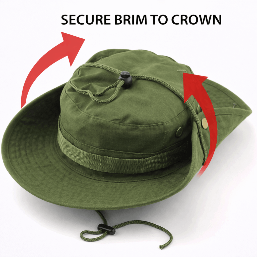 Tactical Wide Brim Bucket Hat