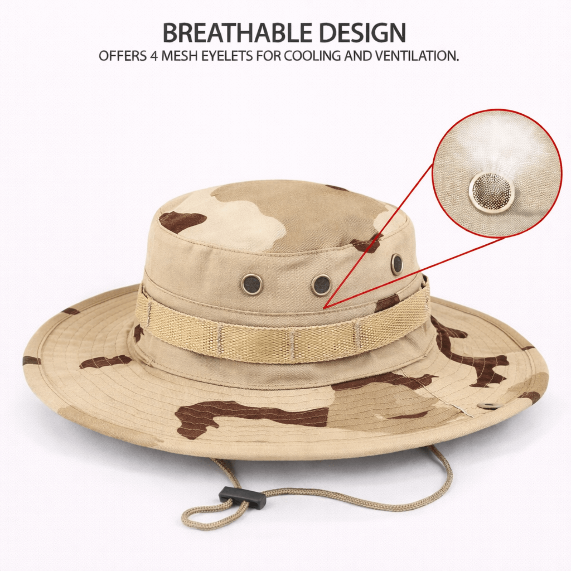 Tactical Wide Brim Bucket Hat