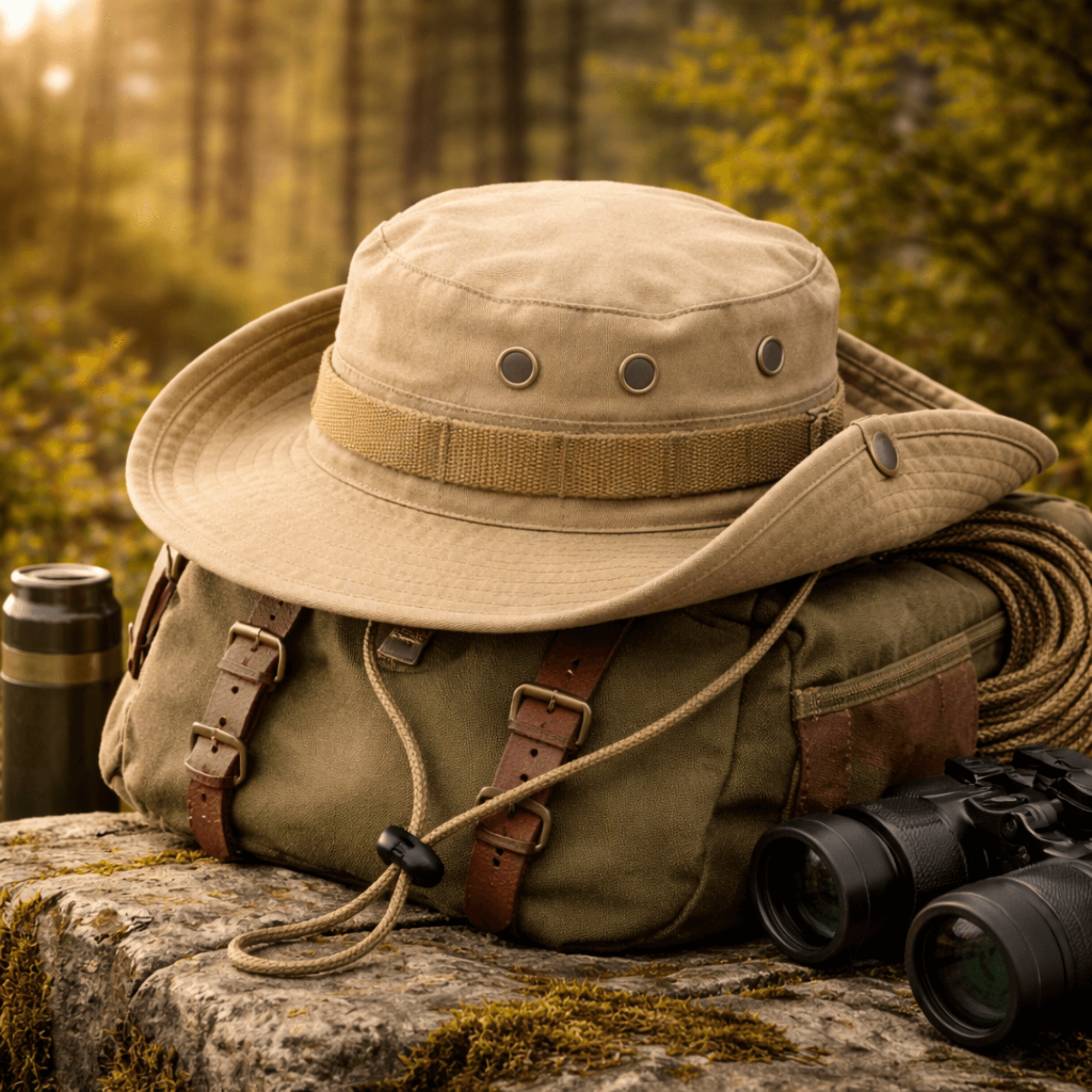 Tactical Wide Brim Bucket Hat