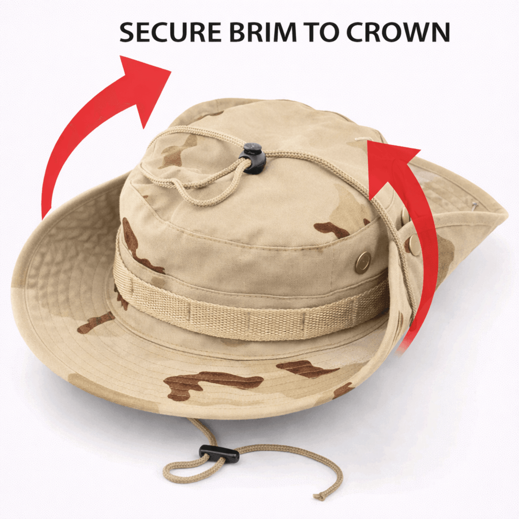 Tactical Wide Brim Bucket Hat